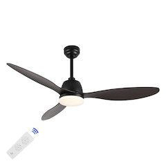 Audie Classic Industrial Iron/Plastic Integrated Led Ceiling Fan