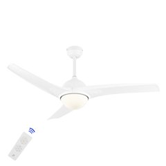 Sully Contemporary Industrial Iron/Plastic Integrated Led Ceiling Fan