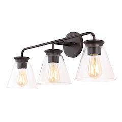 Kondo Modern Farmhouse Iron Led Vanity
