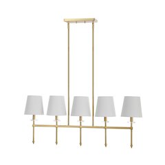Sophie Modern Midcentury Iron Linear Led Pendant