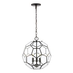 Bee Modern Bohemian Iron/Glass Led Pendant