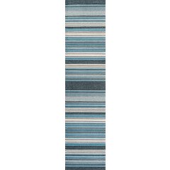 Duxbury Gradient Ticking Striped Area Rug