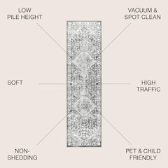 Modern Persian Vintage Medallion Runner Rug