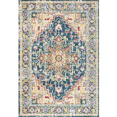 Brooklyn Geometric Medallion Area Rug