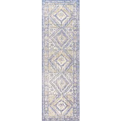 Darija Ornate Geometric Medallion Area Rug