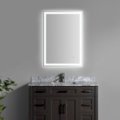 Antifog Front/Back-Lit Wall Bathroom Vanity Mirror
