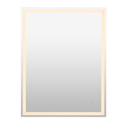 Anti-Fog Aluminum Frontback Lit Tri Color Led Bathroom Vanity Mirror