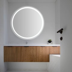 Antifog Front/Back-Lit Tri-Color Wall Bathroom Vanity Mirror