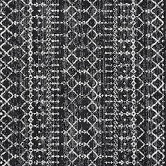 Moroccan Hype Boho Vintage Diamond Area Rug
