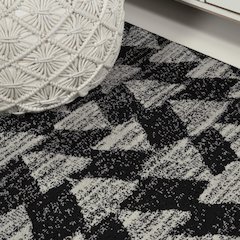 Aisha Moroccan Triangle Geometric Runner Rug