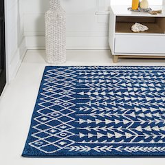 Ziri Moroccan Geometric Area Rug