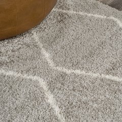 Catala Moroccan Diamond Shag Runner Rug