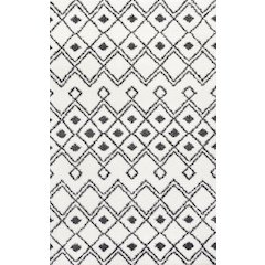 Caimari Moroccan Diamond Shag Area Rug