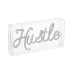 Hustle Contemporary Glam Acrylic Box Usb Operated Led Neon Light