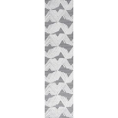 Jazz High-Low Pile Art Deco Geometric Indoor/Outdoor Area Rug