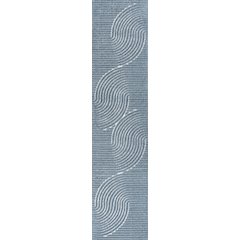 Hallie High-Low Minimalist Curve Geometric Indoor/Outdoor Runner Rug