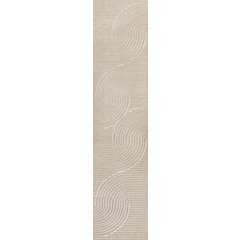 Hallie High-Low Minimalist Curve Geometric Indoor/Outdoor Runner Rug