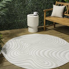 Maribo High-Low Abstract Groovy Striped  Indoor/Outdoor  Rug