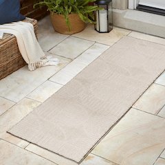 Nordby High-Low Geometric Arch Scandi StripedIndoor/Outdoor Runner Rug