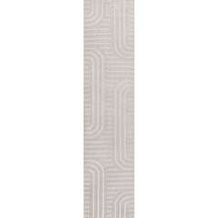 Anders High-Low MidCentury Modern Arch Stripe Two-Tone Indoor/Outdoor Runner Rug