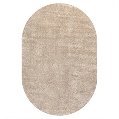 Haze Solid Low Pile Area Rug Beige