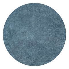 Haze Solid Low Pile Area Rug Turquoise