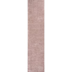 Haze Solid Low Pile Area Rug Pink