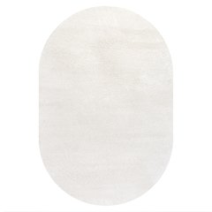 Haze Solid Low Pile Area Rug Cream