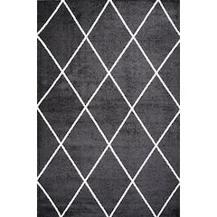 Cole Minimalist Diamond Trellis Area Rug
