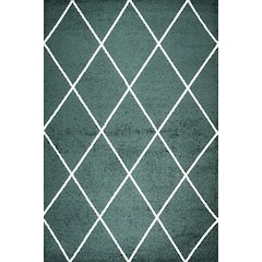 Cole Minimalist Diamond Trellis Area Rug