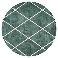 Cole Minimalist Diamond Trellis Area Rug