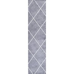 Cole Minimalist Diamond Trellis Area Rug
