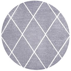 Cole Minimalist Diamond Trellis Area Rug