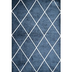 Cole Minimalist Diamond Trellis Area Rug