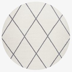 Cole Minimalist Diamond Trellis Area Rug