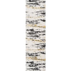 Nova Modern Bold Strie Shag Area Rug