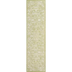 Tela Bohemian Textured Weave Floral Indoor/Outdoor Area Rug