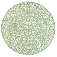 Tela Bohemian Textured Weave Floral Indoor/Outdoor Area Rug