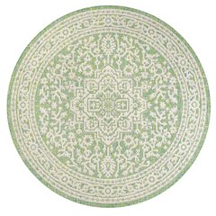 Sinjuri Medallion Textured Weave Indoor/Outdoor Area Rug