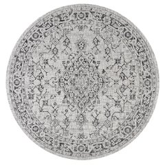 Rozetta Boho Medallion Textured Weave Indoor/Outdoor Area Rug