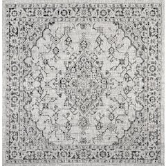 Rozetta Boho Medallion Textured Weave Indoor/Outdoor Area Rug
