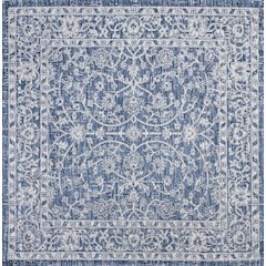 Palazzo Vine And Border Textured Weave Indoor/Outdoor Area Rug