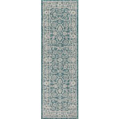 Palazzo Vine And Border Textured Weave Indoor/Outdoor Area Rug