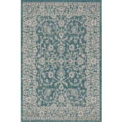 Palazzo Vine And Border Textured Weave Indoor/Outdoor Area Rug