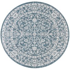 Palazzo Vine And Border Textured Weave Indoor/Outdoor Area Rug