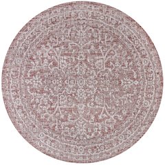 Malta Bohemian Medallion Textured Weave Indoor/Outdoor Area Rug
