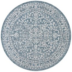 Malta Bohemian Medallion Textured Weave Indoor/Outdoor Area Rug