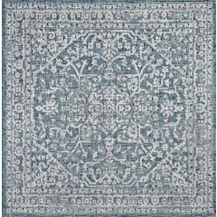 Malta Bohemian Medallion Textured Weave Indoor/Outdoor Area Rug