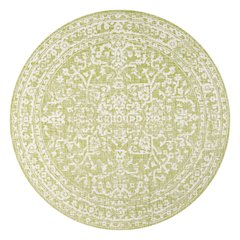 Malta Bohemian Medallion Textured Weave Indoor/Outdoor Area Rug