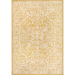 Malta Bohemian Medallion Textured Weave Indoor/Outdoor Area Rug